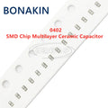 100PCS 0402 15PF 50V 100V ±5% 150J C0G NPO 1005 SMD Chip Multilayer Ceramic Capacitor