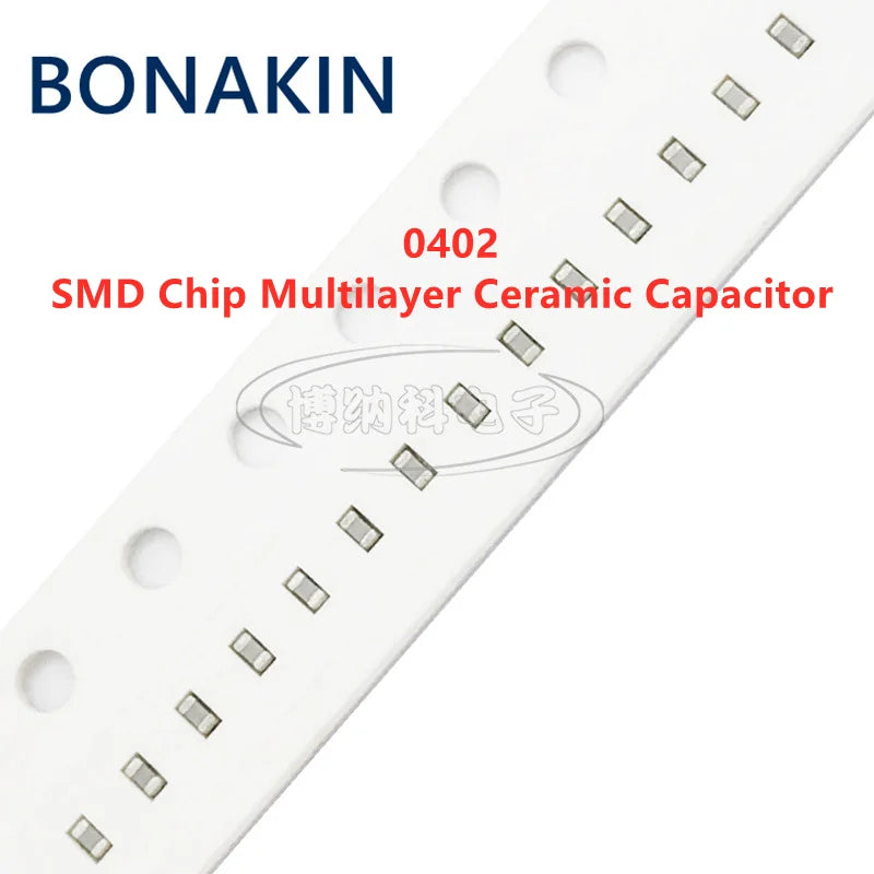 100PCS 0402 15PF 50V 100V ±5% 150J C0G NPO 1005 SMD Chip Multilayer Ceramic Capacitor