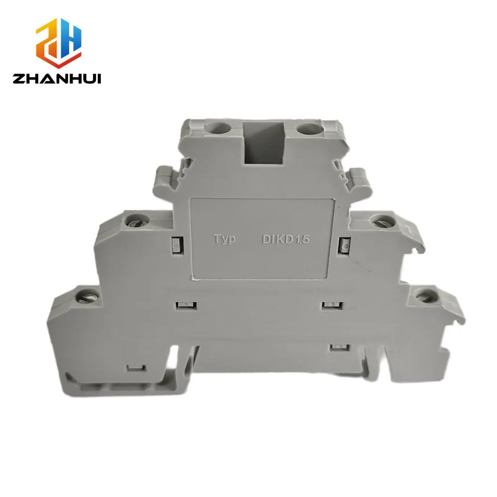5Pcs DIKD 1.5 3 Levels Sensor Screw Connector 2.5 mm² 6-Conductor Electric Din Rail Triple Three Level Terminal Block DIKD1.5