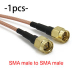 RG316 SMA to SMA / RP-SMA RF Coaxial Cable Male Plug Female Jack Connector Jumper Pigtail Antenna Extension Wire WiFi FPV Radio