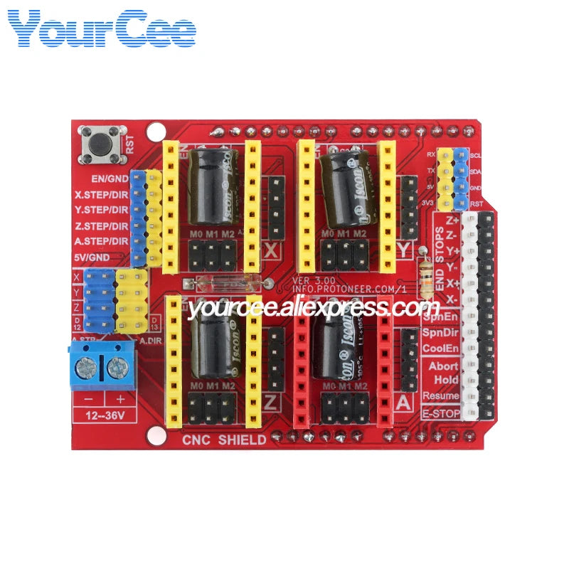 CNC Shield V3 Engraving Machine Expansion Board 3D Printer A4988 Driver Expansion Board Module for Arduino