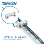 Distribution Block PTFIX 2.5mm² 2/4/6/7/12/13/18/19 Connection Push-in Electric Power Terminal Block Connector Mount on Din Rail
