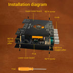 DC 16-38V ZK-AS1 2G Second Generation Upgraded 2.1-channel TPA3255 Bluetooth Digital Amplifier Board Module 220W+220W+350W