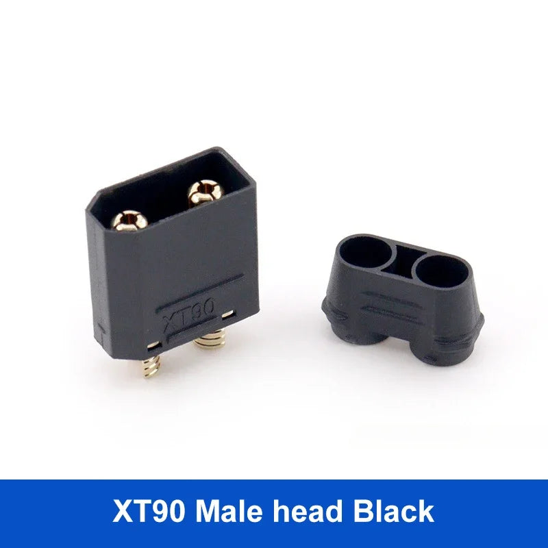 30A XT90NE Lithium Battery Charging Connector Wire Fixed Female Head Welded Type Gold-plating XT90 Terminal Male New Energy Plug