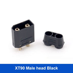 30A XT90NE Lithium Battery Charging Connector Wire Fixed Female Head Welded Type Gold-plating XT90 Terminal Male New Energy Plug
