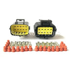 Denso 2/3/4/6/8/10/12 Hole Way Waterproof Wire Connector Plug Car Auto Sealed Electrical Set Car Truck Connector