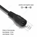 Splitter DC Power Cable 1 To 2/3/4/5/6/8 Way 5V 12V Male Female 5.5x2.1mm DC Plug Extension Wire For LED Strip Light Camera CCTV