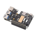 Raspberry Pi 5 PCIe to MiniPCIe 4G Gigabit Ethernet RJ45 USB HUB HAT With LTE Module SIM7600E SIM7600SA-H SIM7600G EC25-AUX EG25