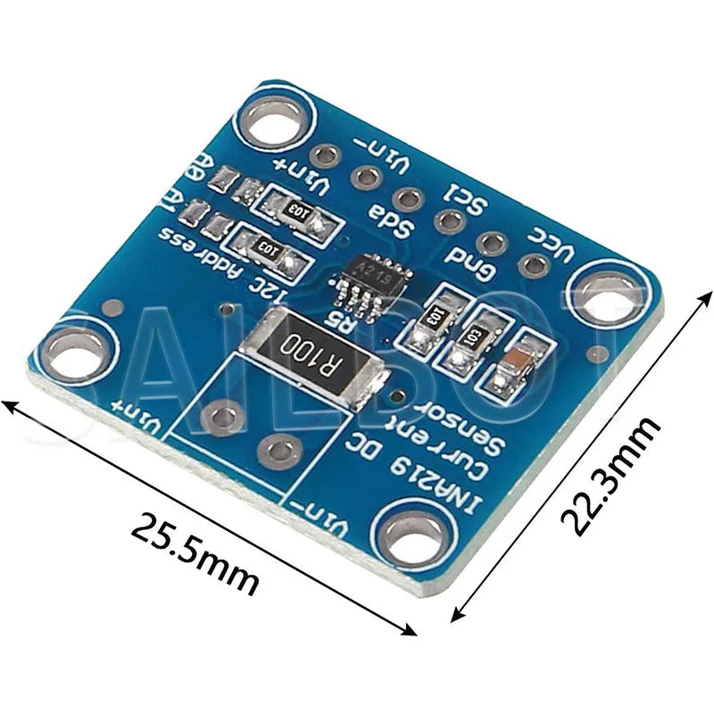 1-10PCS INA219 Module DIY 3V-5V IIC I2C MCU-219 Bidirectional Current Power Supply Monitoring Sensor Module