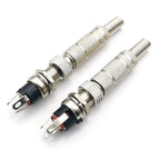 5pcs 5.5x2.5mm 5.5x2.1mm DC 12V Power Jack Male Plug Female Socket Metal Connector Adapter With Thread Lock 5.5*2.1 5.5*2.5