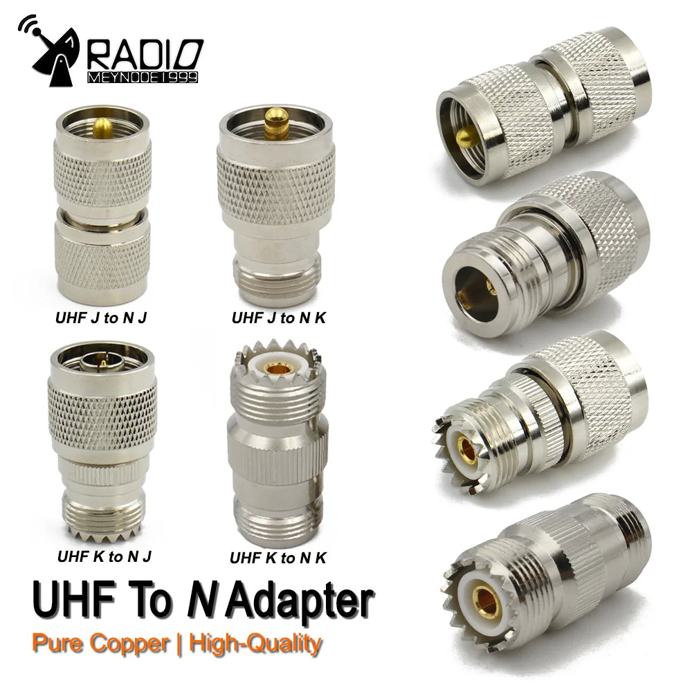 PL259 SO239 UHF Male to N Female Adapter  L16  N Type to UHF Male Female Straight RF Coaxial Connector Wholesale