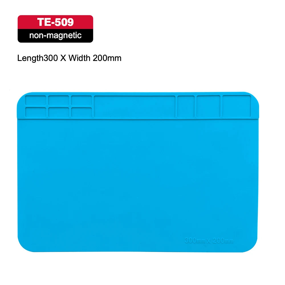 Soldering Mat ESD Antistatic 500 ° Heat Resistant Insulation Work Mat Multifunctional Silicone Repair Pad Maintenance Platform