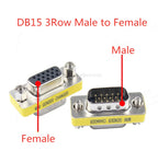 1PCS Mini Gender Changer Adapter DB9/DB15 VGA Male to Female/Male to Male/Female to Female RS232 Serial Plug Com Connector