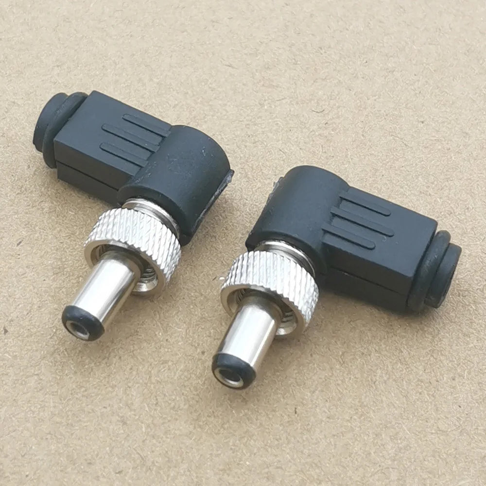 1pc DC 5.5*2.1/2.5mm Plug Socket With Nut 5.5x2.1/5.5x2.5 MM DC Power Jack Male Female Panel Mount Connector