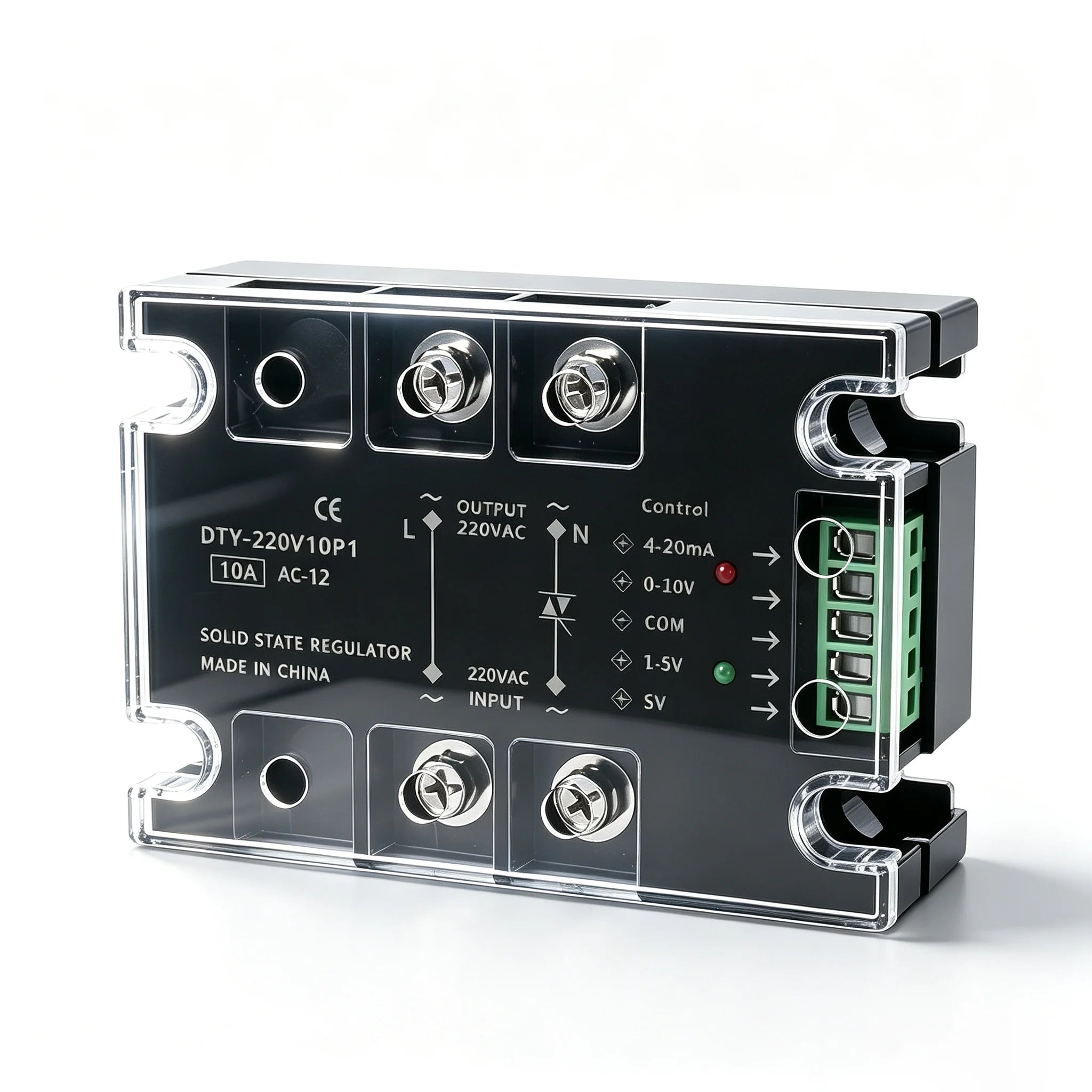 Voltage Regulator Relay Voltage Stabilizer Module Power Barrier Controller Enhanced Single Phase AC 10A-200A DTY