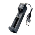 Universal USB Smart Single Slot Charger Lithium Battery Charger Multi Functional Lithium Battery Stand Charge 18650 Charger