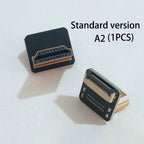 1PCS Ribbon FPV HDMI-Compatible Connector Flexible Flat Cable Raspberry Pi 4 Micro HDMI to HDMI/Mini HDMI Female 90 Degree FFC
