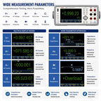 Tonghui TH1963A TH1953 6½ Digit Benchtop Multimeter, High Precision 1199999 Counts, True RMS USB RS232