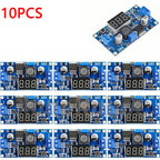 1-10PCS LM2596 DC DC Step Down Converter Voltage Regulator LED Display Voltmeter 4.0~40 to 1.3-37V Buck Adapter Adjustable Power