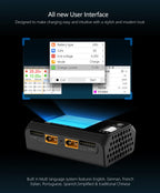 ToolkitRC M6D V3 500W 15A DC Dual Channel Smart Charger Discharger For 1-6S  LiPo LiHV LiFe Lilon Battery FPV Drone