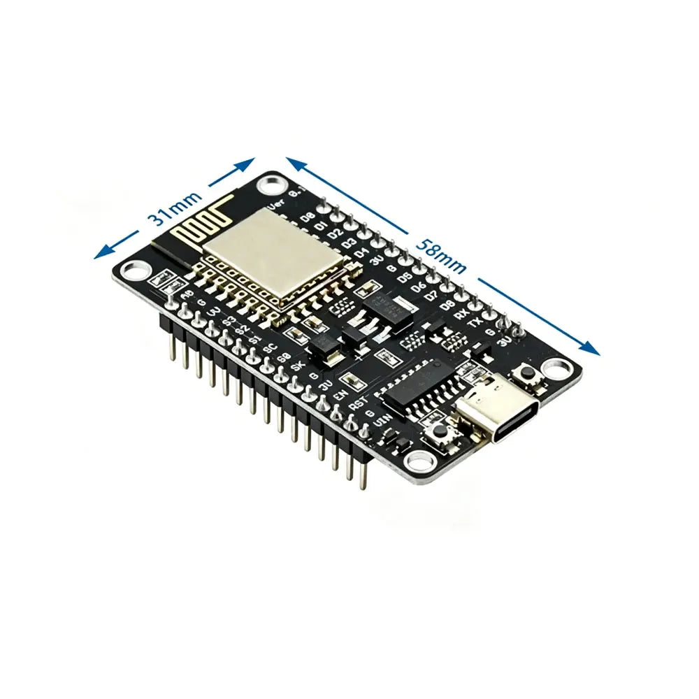 ESP8266-V3 NodeMCU LUA CH340 ESP-12E WiFi Internet Development Board 4M Flash Serial Wireless Module for Arduino Type-c usb