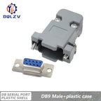 DB15 DB25 DB9 DB37 Parallel Serial Port Fmale/Male Solder Connector+Plastic Assemble Shell Cover 37 9 15PIN VGA Adapter