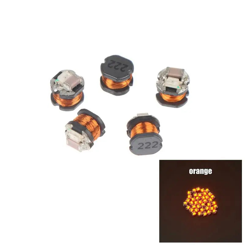 5Pcs TYPE-C 5V Wireless Power Supply Transmitter Coil Induction Wireless LED Receiver Light Lamp Model Diorama Robots