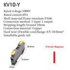 KV2.5 Direct Insertion Quick Terminal Block Rail Type Wire Connector Instead Of UK/ST/PT/SAK Docking For Parallel Connection