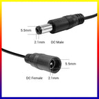 Power Cord Extend Wire Cable 3/5/10M 5.5 * 2.1mm Male Female DC 12V Power Adapter Extension Cable For CCTV Camera Router ﻿