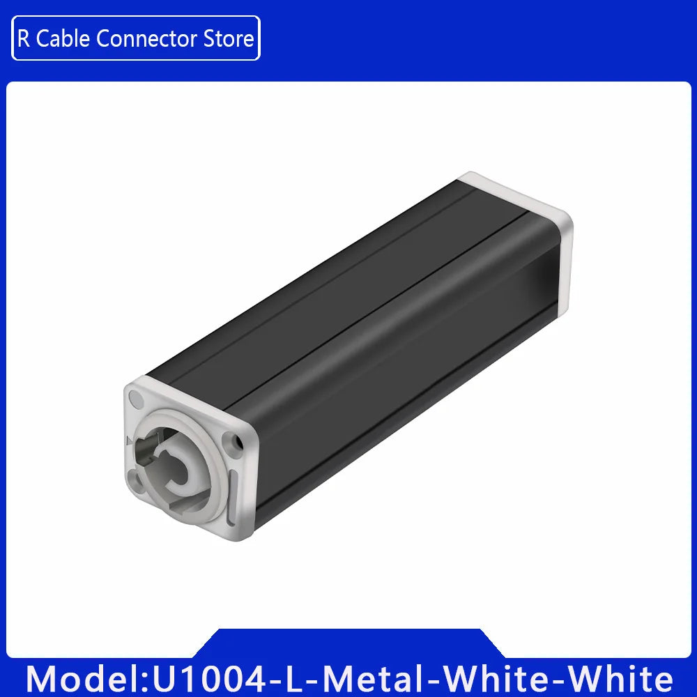4PCS  LED Powercon AC Coupler Adapter Extender Connector High Quality Speakon Panel Mount Straight Adapter