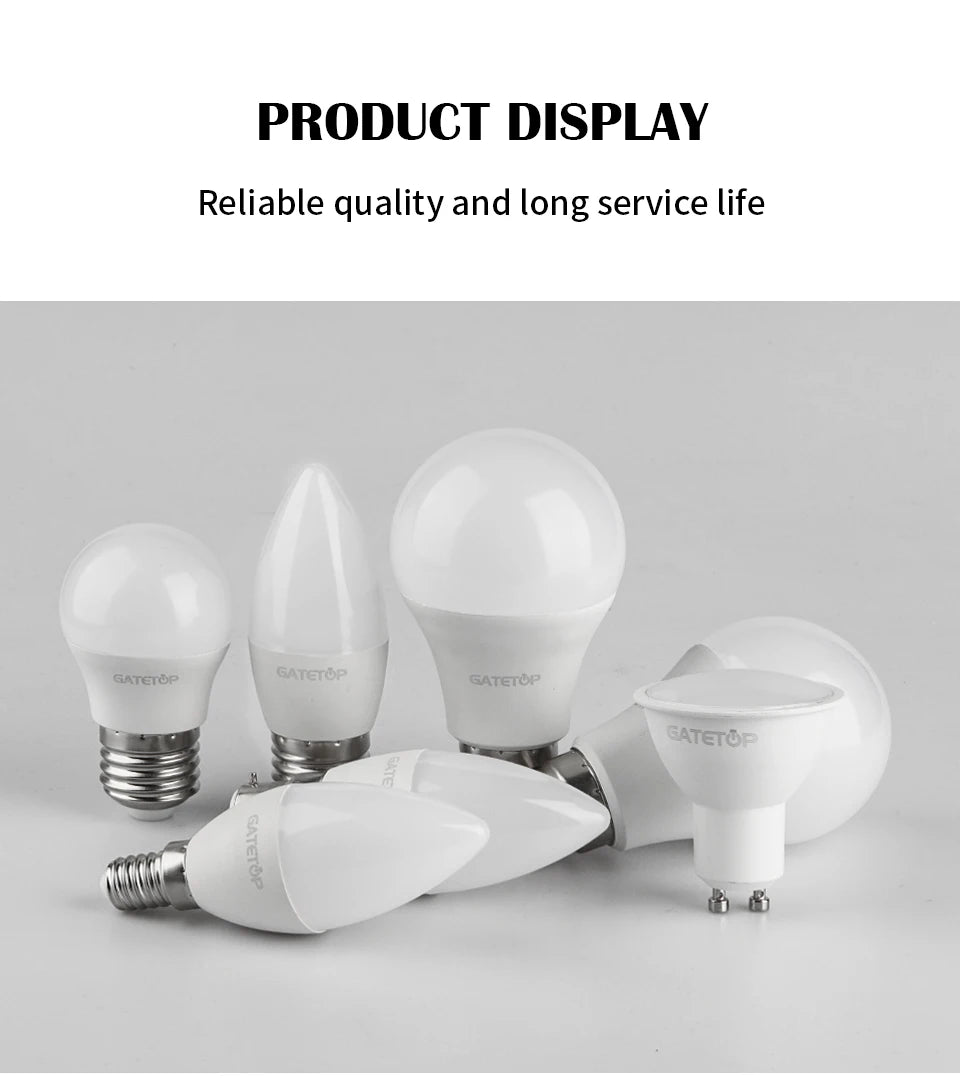 1-10PCS LED Intelligent RGBW Bulb GU10 E27 E14 24 Key Infrared Remote Control AC110V 230V 6W 10W Color Plus White Light Dimming