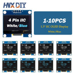 1-10pcs 1.3" White Blue Color IIC OLED Display Module Drive Chip SH1106 128X64 1.3 Inch LCD IIC I2C Communicate For Arduino