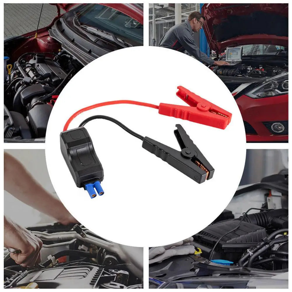 Car Emergency Power Relay Battery Jump Cable Connection Cable Jumper Car Connector Accessories Crocodile Clip Line Automoti C9N3