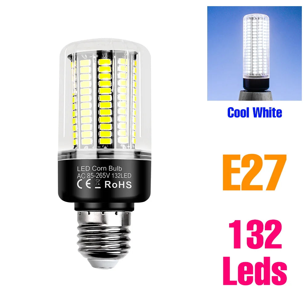 30W LED Indoor Corn Bulb E27/E26 Ceiling Lamp Bulbs E14 Spotlight B22 Living Room Bedroom Kitchen Washroom 220V Home Lighting