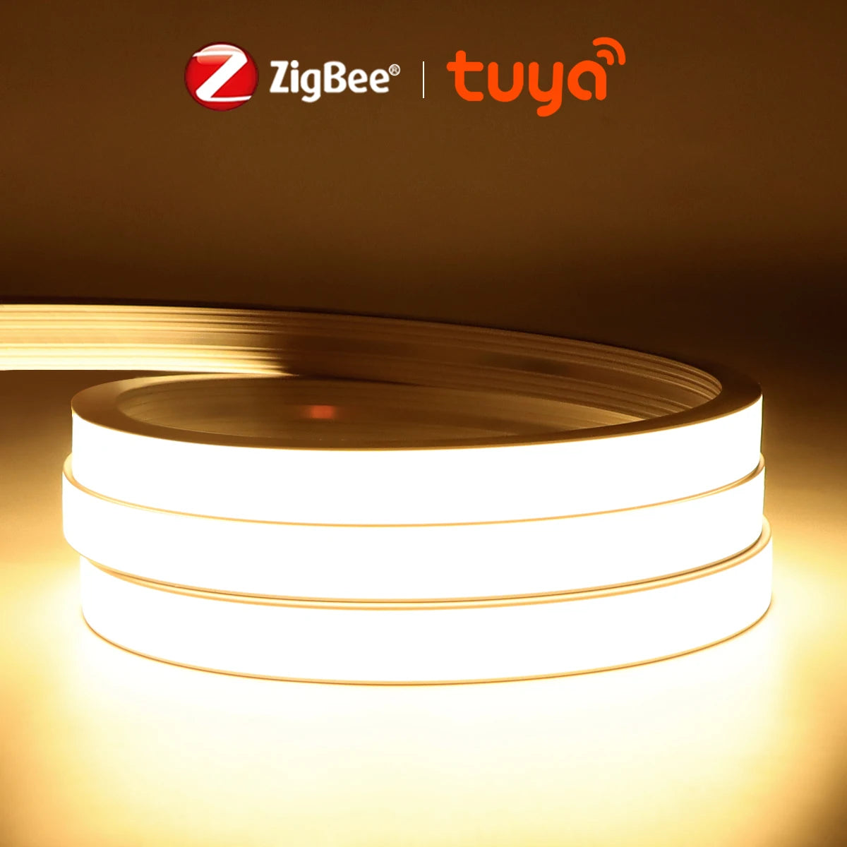 ZigBee 3.0 Wifi COB LED Strip Smart Tuya 5V USB Light Neon LED Tape With Dimmable Dimmer LED Controller Alexa Lamp Cabinet Decor