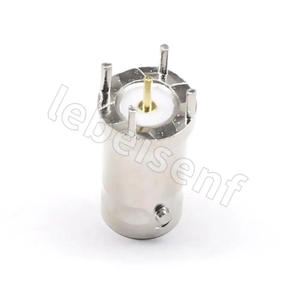 BNC-KE copper BNC/Q9 female PCB soldering board straight plug BNC connector four-legged soldering board BNC female seat 50 ohm