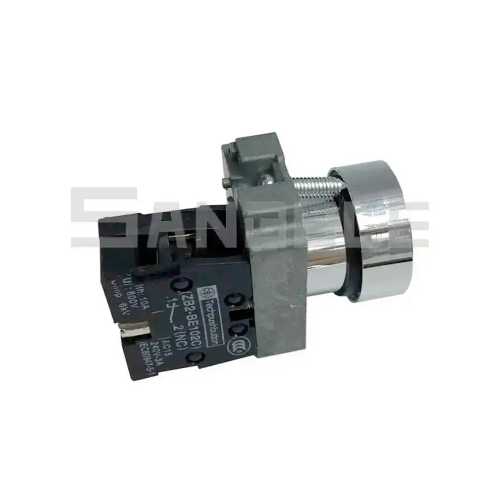 10pcs Reset 22mm Push Button Switch XB2-BA31 BA42 BA51 Flat Knob Momentary 1NO 1NC Touch Start Stop ON-OFF