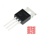 10PCS IRF840PBF IRF540NPBF IRF740PBF IRF630NPBF IRF840 IRF540N IRF740 IRF630N IRF630  IRF540 TO220 IC Chip