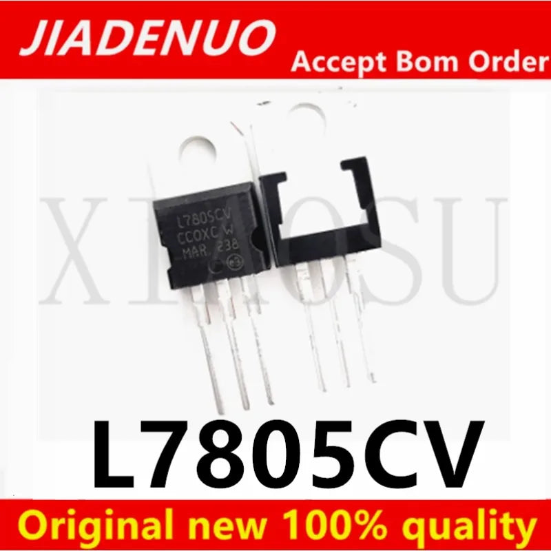 (10piece)100% New L7805C LM7805 L7805CV 7805 L7805  MC7805 TO-220 Chipset