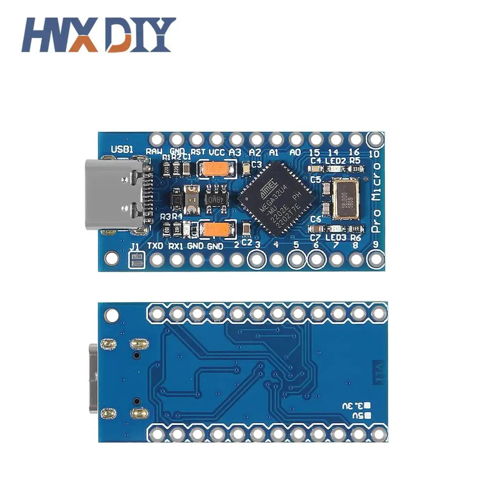 1-10PCS Pro Micro ATmega32U4 5V 16MHz Original Chip Replace ATmega328 For Arduino Pro Mini For Leonardo UNO R3