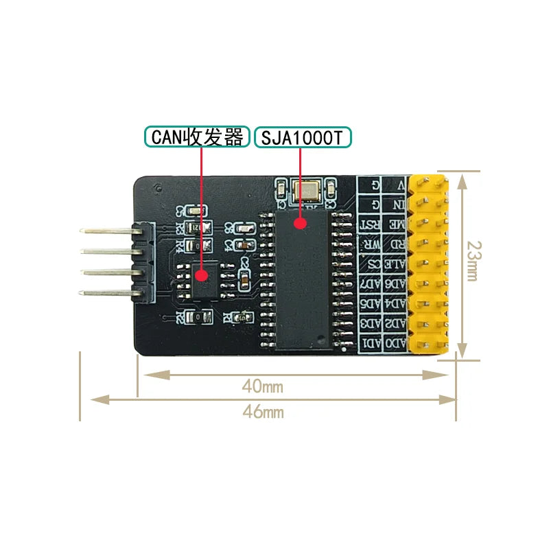 SJA1000T module CAN communication TJA1050 module independent controller CAN bus receiver board