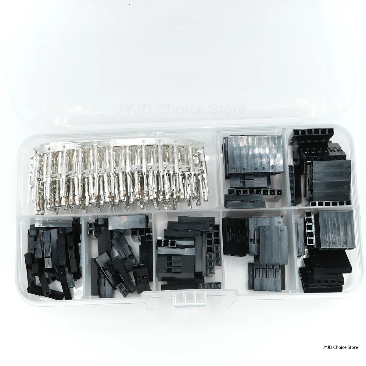310Pcs/set 2.54mm Male+Female Dupont Wire Jumper Line Cable 1/2/3/4/5/6/8 Pin Header Connector Housing Electronic DIY Kit 310Pcs