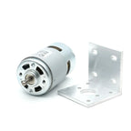 RS-775 DC 12V 24V 36V 48V 60V Dual Ball Bearing Motor 3400RPM 10000RPM 20000RPM Electric Tool DC Motor