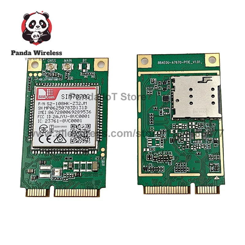 SIMCom SIM7070G Multi-Band Cat-M Cat-NB-IoT GPRS Module 1PCS Compatible with SIM7000 SM800F SIM900 with Or without SIM Card