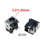 10PCS DC Power Sockets 5521 5525 5.5 X 1.65 / 2.1 / 2.5 mm DC036 DC044 DC044A DC044B DC044C 3-pin 5-pin 6-pin For Laptop DC