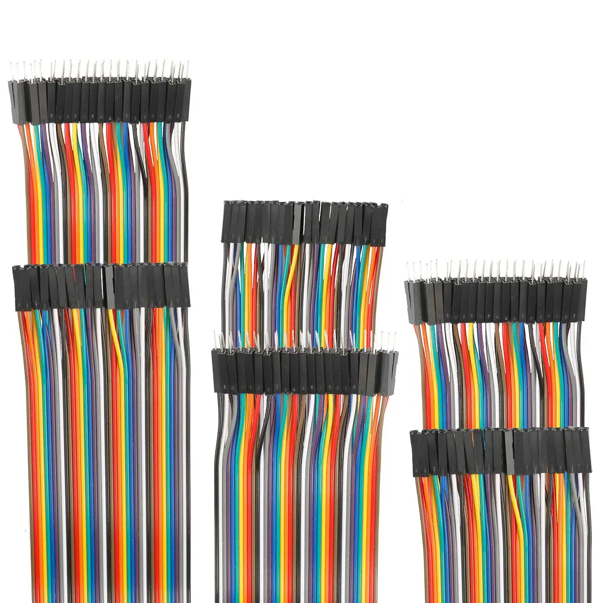 Dupont Line 40pin Male to Female, 40pin Male to Male, 40pin Female to Female Jumper Wire Dupont Cable for Arduino DIY Kit