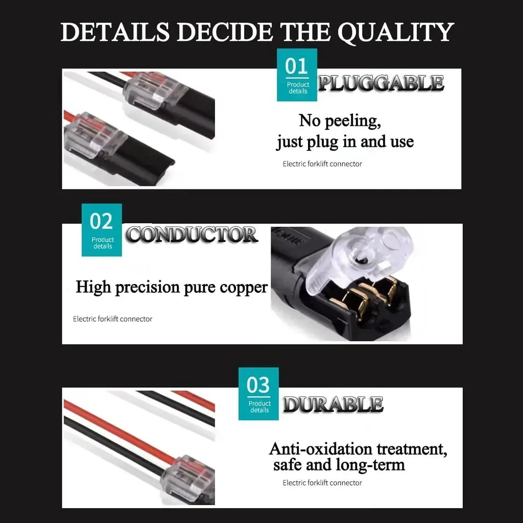 Waterproof  Plug Wire Connector 2 Pin Way Cable Plug Car Electric Wire Snap Connectors Strip Terminal Connection Wholesale