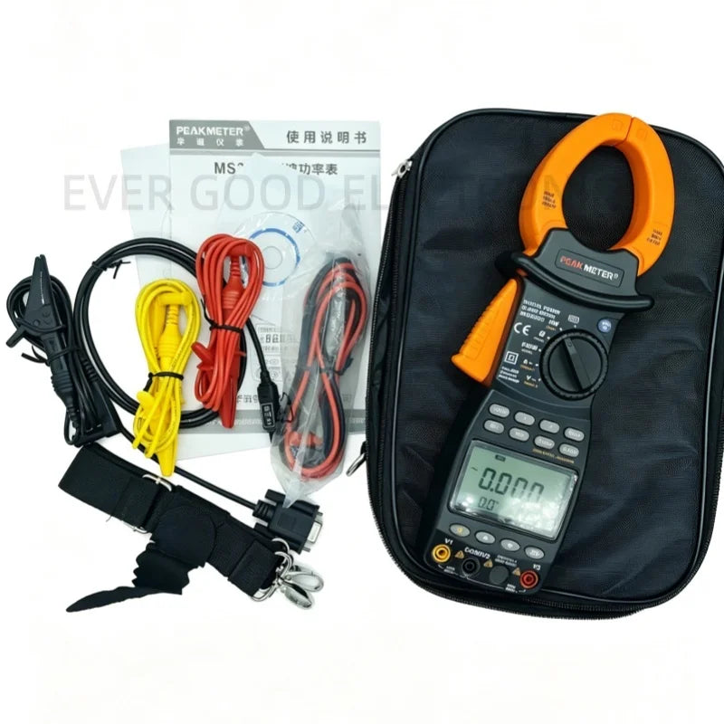 PM2205 MS2205 3 Phase Harmonic Power Clamp Meter Harmonic Power Tester with Rs232