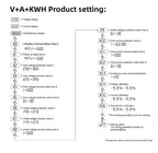 63A 230V Din Rail Adjustable Over Under Voltage Protective Device Protector Relay Over Current Protection Energy KWH Meter