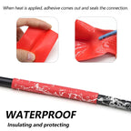 3:1 Red With Glue Heat Shrink Tube Dual Wall Tubing 1.6mm ~ 39mm Diameter Polyolefin Insulated Adhesive Lined Shrink Wrap Sleeve